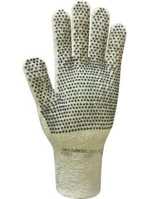 Guante terrycloth de algodón pesado y poliéster. Moteado negro en 2 caras. 2107