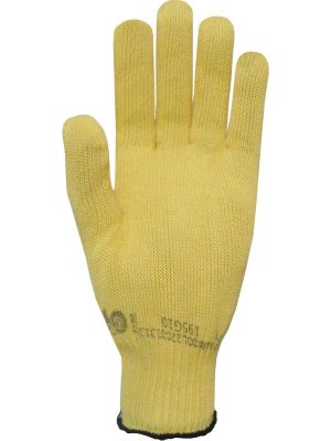 Guante tejido jersey galga 10 de aramida. Liso. 195G10