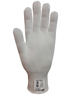 Guante tejido jersey galga 10 de UHMWPE liviano. Liso. 282G10