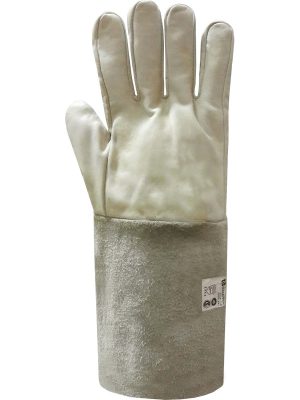 Guante terrycloth de aramida. Recubierto total en vaqueta con puño de descarne. 9195 (co