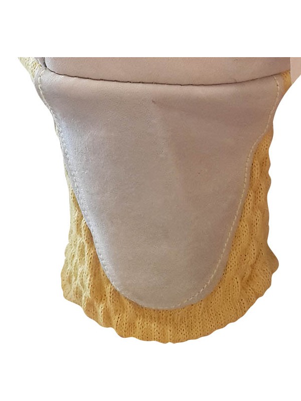 Guante bombero estructural de terrycloth de aramida. Recubierto en vaqueta. Puño elastizado con cubre vena. 6196BM - Imagen 3