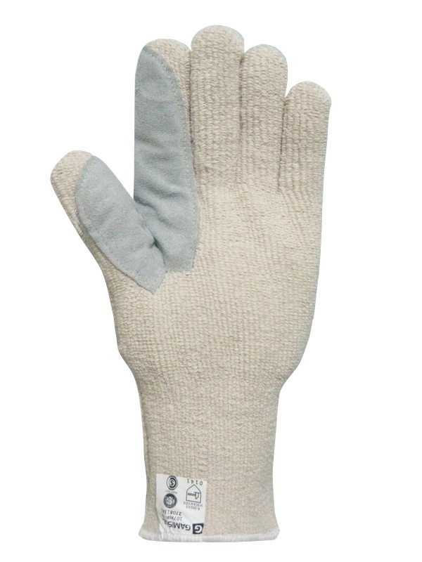 Guante terrycloth de algodón y poliéster. Refuerzo de descarne entre dedos 107RIP - Imagen 2