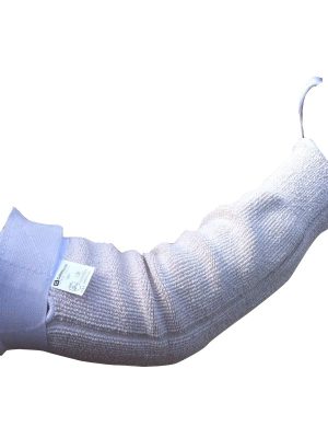 Manga tejida terrycloth galga 7 de algodón. Lisa. Con cierre con velcro y elástico. 133L