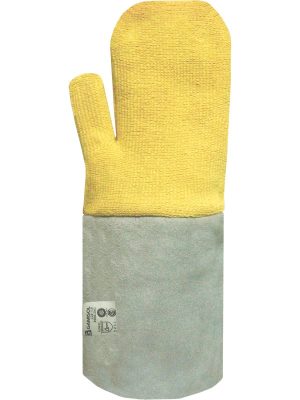 Manopla tejida G7 TERRYCLOTH de ARAMIDA. Forro de LANA. Puño de DESCARNE. Lisa. 118