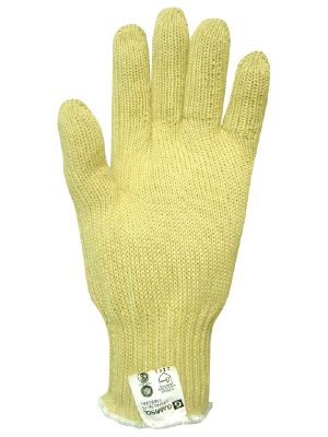 Guante tejido jersey galga 7 en aramida con forro de algodón. Largo 30 cm 195FAL30