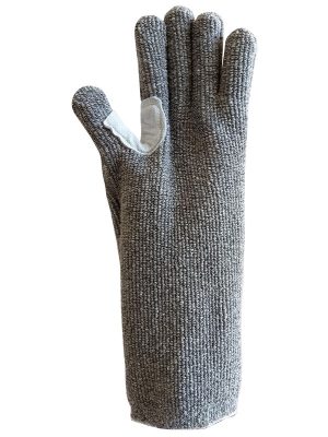 Guante terrycloth de algodón FORTE y poliéster. Refuerzo de descarne en RIP 35 cm de largo 107L35FRIP